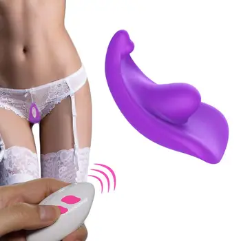 12 Vibracijos Belaidžio Nuotolinio Valdymo Vibratig Kelnaitės Klitorio Stimuliatorius Moterims Nešiojami Sekso Žaislai, Įkraunamas Vibratorius Drugelis