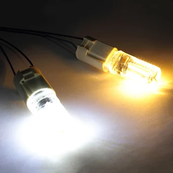2vnt G9 LED Lemputė 5W 6W 9W 10W LED Lempos kintamoji srovė 220 240V 3014 2835 SMD Led Lemputę, Namų Apšvietimas Kristalų Liustra Vietoje Šviesos JQ