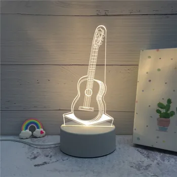 3D LED Lempos Kūrybos Kalėdų dovana Naktį Žibintai Naujovė Iliuzija Nakties Žibintas 3D Iliuzija Stalo Lempa Namų Dekoratyvinės Šviesos