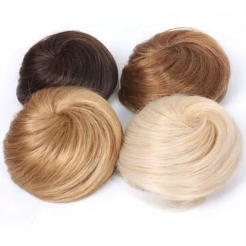 BENEHAIR 45g Plaukų Bun Moterų Chignon Sintetinių Plaukų Pratęsimo Spurgos Chignon Roller Hairpieces Netikrą Plaukų Bun Raišteliu plaukai surišti į uodegą