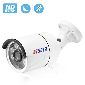 BESDER Full HD 1080P HI3518E IP Kameros, Lauko Kulka Vandeniui VAIZDO Kamera Motion Detect RTSP Pašto Įspėjimą 2MP Saugumo Kameros