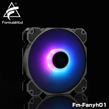 FormulaMod Fm-Fanyh01 120mm PWM Ventiliatorius 5v 3Pin RGB Daugiafunkcinė Radiatoriaus Aušintuvas Hidraulinis Guolis 11 Didelio dydžio Peiliai