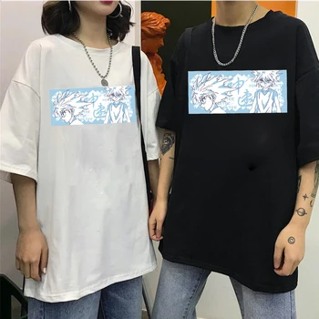 Hunter X Hunter Anime T Shirt Mens Viršūnes Tees Killua Zoldyck Streetwear Vasaros Marškinėlius Negabaritinių HipHop