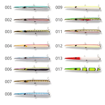 Hunthouse stylo 210 LW118 suvilioti pieštuku 16cm/18g 18cm/24g 205mm 31/36g long cast pieštuku stickbaits plaukiojantieji šulinių suvilioti adata