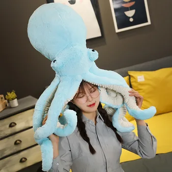 Kūrybos Aštuonkojai Pliušinis Įdaryti Žaislas Cute Octopus iškamša Lėlės Jūros Gyvūnų, pliušiniai Žaislai, Vaikų Gimtadienio Dovana