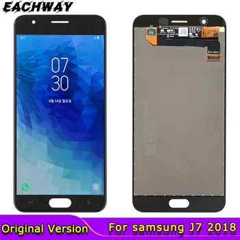 LCD Samsung Galaxy J7 2018 J737 LCD Ekranas Jutiklinis Ekranas skaitmeninis keitiklis Surinkimas, Remontas, Dalys J737A J737P J737V J737T Ekranas