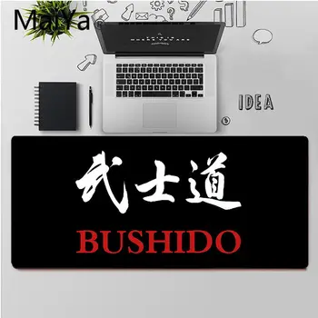 Maiya Japonų Bushido Samurajus žurnalas Žaidimų Žaidėjas stalas laptop Guma Pelės Kilimėlis Nemokamas Pristatymas Didelis, Mouse Pad Klaviatūros Kilimėlis