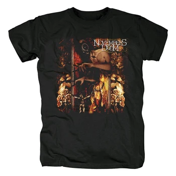 Medvilnės Novembers Doom Heavy Metalo Simfoninio Black Metalo mucis pop vasaros nauja, t-shirt Europos Dydį