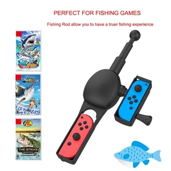 Meškere Nintendo Jungiklis Džiaugsmas-Con Žvejybos Žaidimų Valdiklis Rinkinys, skirtas 