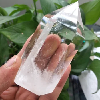 Natūralus akmuo kristalas Aukštos Kokybės Aiškus, Skaidrus Roko Kvarco Kristalo Poliruoti Vieno Taško Lazdelė feng shui Apdaila