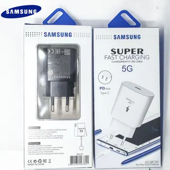 Originalus Samsung Note 10 MobilePhone super greitas įkroviklis 25 w ES Kelionės Usb PD PSS Greitai, Įkrovimo Adapteris EP-TA800 10 pastaba plus S10