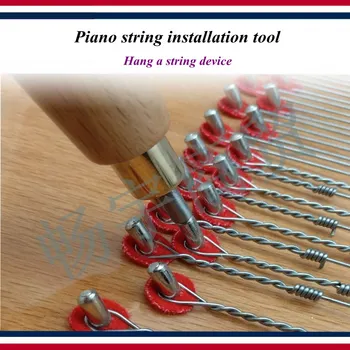 Pianino derinimo įrankių priedai Fortepijono, styginių diegimo įrankis Pakabinti string prietaiso Fortepijonas remonto įrankių dalys