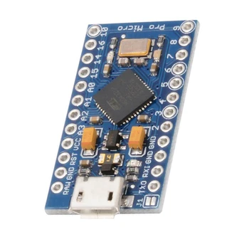 Pro Mikro Mini Pro ATMEGA32U4 5V 16MHz Valdybos Modulis su 2 Eilės Pin header už Arduino Leonardo Pro Mini TE 463