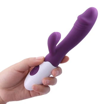 Rabbit Vibratoriai Moterims, Dvigubos Stimuliacijos Klitorio G spot Vibratorius atsparus Vandeniui Vibratorių Sekso Žaislai Suaugusiems, Sekso Parduotuvė