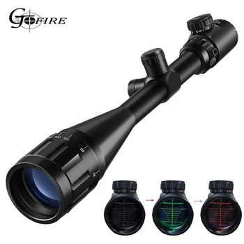Taktinis 6-24X50 AOE Optinis Šautuvas taikymo Sritis Raudona ir Žalia Mil-dot Apšviestas Snaiperis Medžioklės Riflescope oriniams taikymo sritis