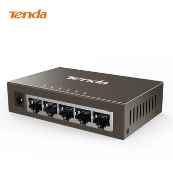 Tenda TEG1005D 5 Port Gigabit Switch metalo jungiklis kadrų įmonių tinklo stebėjimo deconcentrator 10/100/1000mbp jungiklis