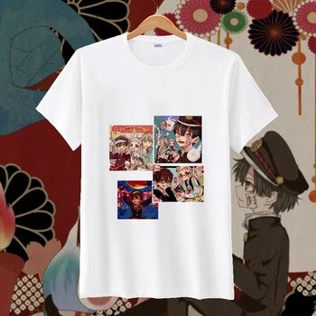 Tualeto-privalo Jibaku Shounen Hanako Kun T-shirt Anime Nene Yashiro Marškinėliai Moterims marškinėlius cosplay trumpomis rankovėmis Viršūnes Vyrų Tees