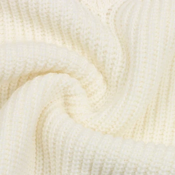 YICIYA Atsitiktinis Storio ilgomis Rankovėmis Smėlio Preppy Stiliaus Megztinis Lady Megztinis V-Kaklo Megztinis Moterų Žiemos Megztinis Megztas Laisvas