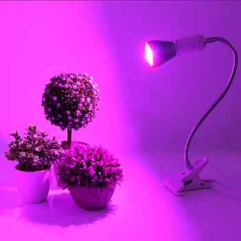 1-8PCS Visą Spektrą 40 LED Auginimo Lempa LED Augti Žiburiai Ultravioletinės Lempos Gėlių Sėklos Akvariumas Growbox Patalpų Augalų Žibintai