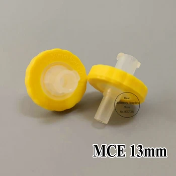 100vnt/daug lab 13mm 25mm 0.22/0.45/0.8 um CA-KN millipore membrana Švirkštų filtras AG Vandeninio tirpalo filtravimas