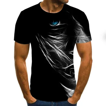 2021 Naujas Vasaros 3D Atspausdintas VYRIŠKI Marškinėliai Atsitiktinis trumparankoviai Vyrų Mados Kvėpuojantis Patogus Hip-Hop Viršų
