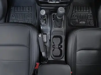 4WD Pavarų Perjungimo Apdailos Cover Panel Jeep Wrangler JL Gladiatorių JT 2018 2019 2020 2021 Interjero Aksesuarų Automobilių Stilius Raudona