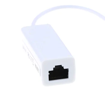 5-Pin micro-usb 2.0 į RJ45 LAN ethernet tinklo plokštės 100mbps tablet pc ryšys ir jungtys