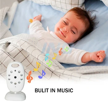 Baby Monitor 2.0 colių Belaidžio Vaizdo Spalvų Auklės Saugumo Kameros 2 Būdas Kalbėti Naktinio Matymo Temperatūros Stebėjimo Muzikos Aukle