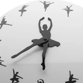 Baleto Laiko Sieninis Laikrodis Ballerina Šokėjos Baleto Dekoratyvinių Laikrodis Sieninis Žiūrėti Mergaičių Kambario Šokių Studija, Dekoro Baleto Šokėjai Dovana