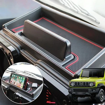 Daugiafunkcinis Automobilinis neslystantis Kilimėlis Auto Telefono Laikiklis Stabdžių Skaidrių Brūkšnys Telefoną Prijungti Automobilio prietaisų Skydelio Mygtukai Kilimėlis Suzuki Jimny 2019 2020