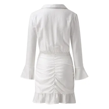 Elegantiškas Mados Suknelės Moterims Suknelė Office Laisvalaikio Švarkas Baltos Spalvos Juoda Suknelė 2020 M. Pavasario Žiemos Plonas Kostiumas Ponios Suknelės Karšto