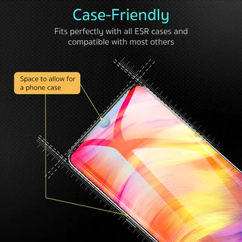ESR Grūdintas Stiklas Xiaomi SUMAIŠYKITE 2/2/3 Redmi Pastaba 7/7 Pro HD Anti Bluy-Ray Padengti Full Screen Protector Apsauginė Telefono Stiklo
