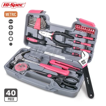 Hi-Spec Pink Lady Įrankių Rinkinys Namų Repari Rankinių Įrankių Rinkinį 