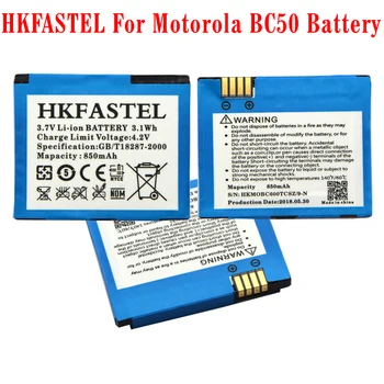 HKFASTEL Naujas BC50 BC 50 Mobiliojo telefono baterija Motorola KRZR K1 K2 L6 L6i L6g L7 L7C R1 Z1 Z3 E8 L2 Baterijos Pakeitimas