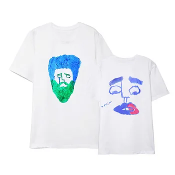 Kpop Bangtan Berniukai 5 SUSIRINKIMO Koncertų Marškinėliai Hip-Hop Streetwear Laisvi Drabužiai Grafiti Marškinėlius Marškinėliai trumpomis Rankovėmis Viršūnes T-shirt