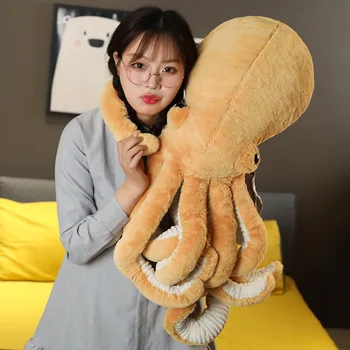 Kūrybos Aštuonkojai Pliušinis Įdaryti Žaislas Cute Octopus iškamša Lėlės Jūros Gyvūnų, pliušiniai Žaislai, Vaikų Gimtadienio Dovana