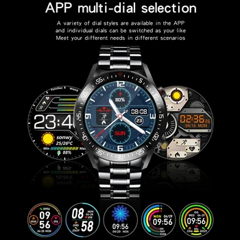 LIGE Smart Watch Vyrų smartwatch LED Visiškai Jutiklinis Ekranas, 