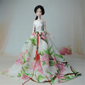 Naujas Atvykimo 1pcs Elegantiškas Lėlės Tradicinės Kinų Dinastijos Princesė Suknelė lėlės Drabužiai