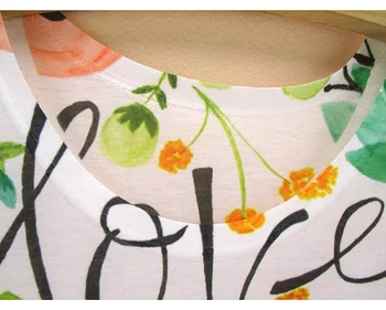 Naujausios Vakarų stiliaus Naujas M. Moteris marškinėliai mergaitėms Vasaros trumpomis Rankovėmis lapai raidžių spausdinti tees moterų, O-kaklo viršūnes nemokamas pristatymas