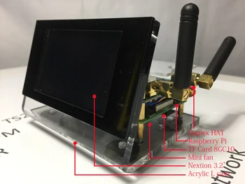Pagal BI7JTA Dvipusis MMDVM UHF VHF UV Hotspot Už P25 DMR YSF DSTAR NXDN + Aviečių Pi 3B + Akrilo Atveju + 3.2/4.3 colio LCD Nextion