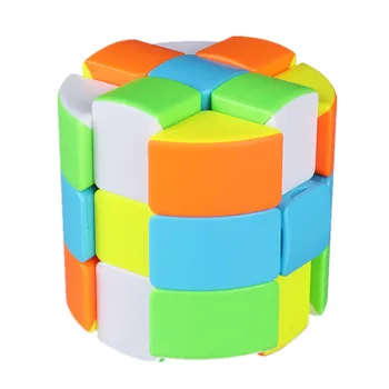 Qiyi Barelį Magiškasis Kubas 3x3x3 Magic cube Stickerless 3x3 Greitis Kubo Žaislai Vaikams