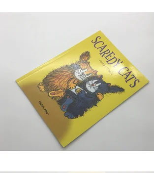 Scaredy Katės Nuotrauką Knygos Vaikams anglų kalba, Knygos Vaikams Nuotrauką Istorija Pradžioje Švietimo Žaislai, Vaikas Žaidimai Cartao Brinquedo