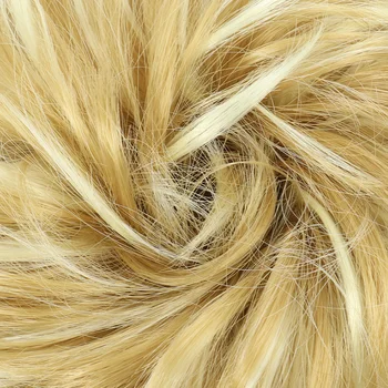 Sintetinių Plaukų Bun Chignon Ponios Surišti Į Arklio Plaukų Pratęsimo Scrunchie Elastinės Bangos Garbanotas Hairpieces Scrunchie Wrap