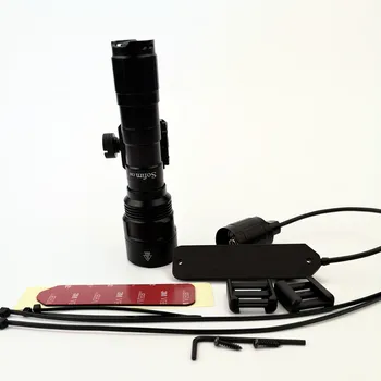 Sofirn C05 Taktinis LED Žibintuvėlis Ginklas Šviesos Pistoletas Gun Žibintuvėlį Lanterna Cree XPL 1000lm su nuotolinis jungiklis priedai