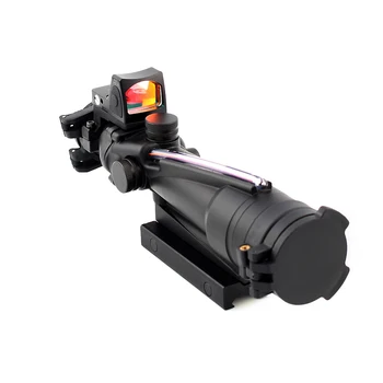 Taktinis taikymo Sritis ACOG 3.5x35 Šautuvas Apimties Nekilnojamojo Pluošto Optiniai Taikikliai su RMR red dot akyse ir killflash Objektyvas taikymo Sritis raštas