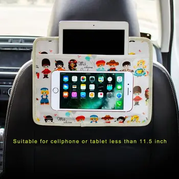 Universalus Automobilių Pagalvėlės Telefono Mount Maišelio Laikiklį Vaikams galinės Sėdynės Tablet Stovėti 