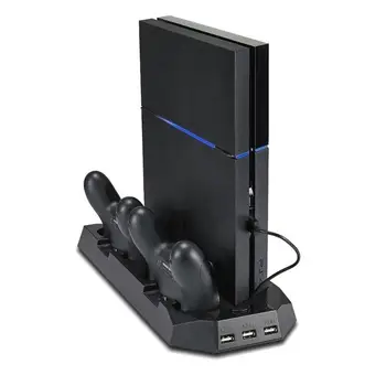 Už PS4 Aušintuvas Mutilfunction Aušinimo Ventiliatoriaus Aušintuvas Vertikalus Stovas PS4 PlayStation 4 