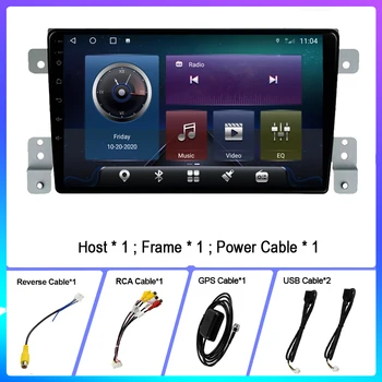Už Suzuki Grand Vitra 2005-Android 9.0 Automobilio Radijo 9 Colių Multimedia Stereo Grotuvas GPS Navigacija, Kamera, Wifi 4G 2din DVD Nr.
