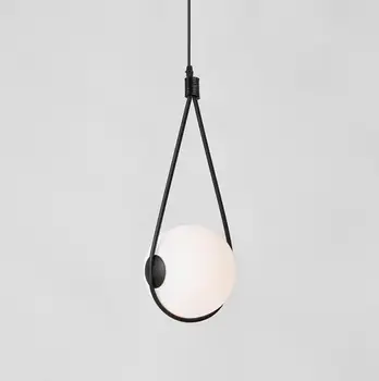 Šiaurės stiklo kamuolys umbra pakabukas šviesos naktiniai lašas lempos valgomasis stalas hanglamp Italijos dizaineris šviesos šviestuvas, pakabos